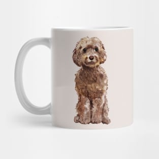 Watercolor Cockapoo Dog Mug